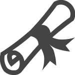 Diploma Scroll SVG Icon